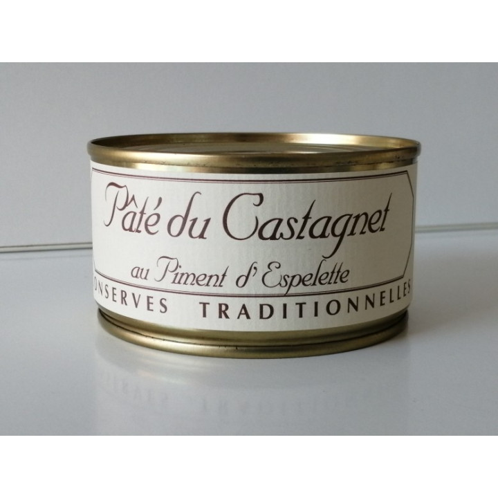 Pâté du Castagnet au piment d'Espelette 190g