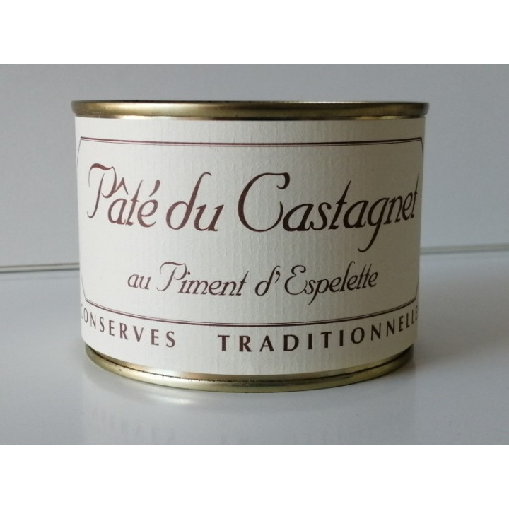 Pâté du Castagnet au piment d'Espelette 250g